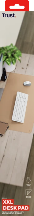 Trust Benya XXL Desk Pad, 900x430mm, beige