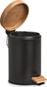 Zeller Bambus Kosmetikeimer 3l schwarz