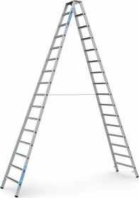 Zarges Saferstep B Alu gebördelt 2-tlg. Stehleiter, 2x 16 Stufen