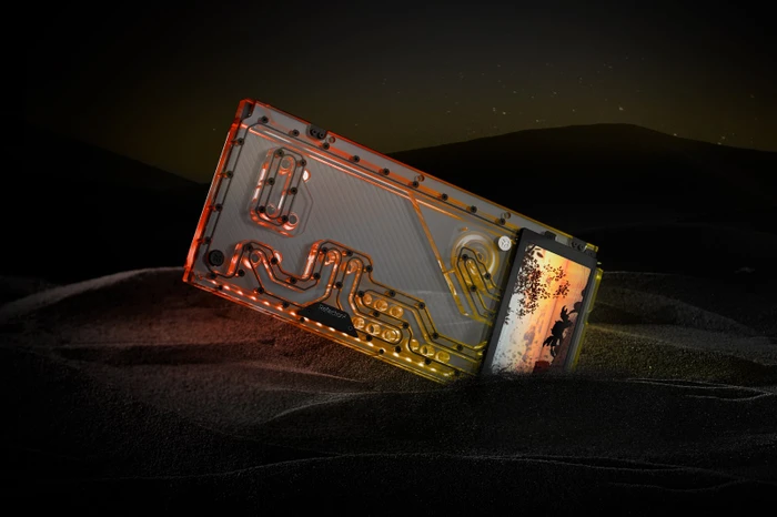 EK Water Blocks Quantum Line EK-Quantum Reflection² PC-O11D XL D5 PWM D-RGB, Verteilerplatte mit Pumpe, Screen Edition