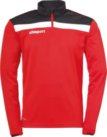 uhlsport Offense 23 1/4 Zip Funktionsshirt langarm rot/schwarz/weiß