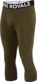 Mons Royale Cascade Merino Hose 3/4 dark olive (Herren)
