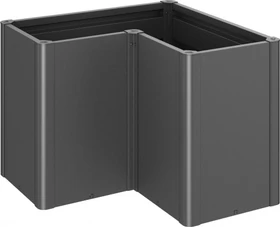 Biohort Pflanzbeet Belvedere L100Maxi Hochbeet 102x102cm dunkelgrau-metallic