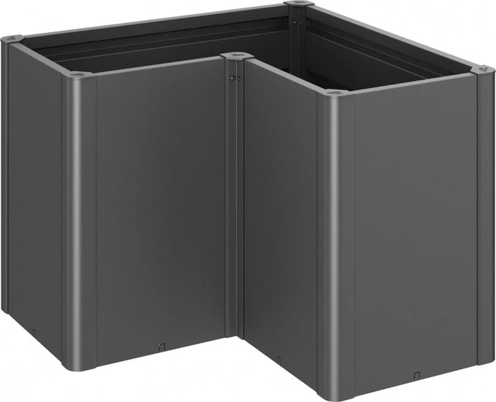 Biohort Pflanzbeet Belvedere L100Maxi Hochbeet 102x102cm dunkelgrau-metallic