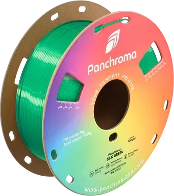 Polymaker Panchroma Silk PLA, grün, Spule, 1.75mm, 1.00kg