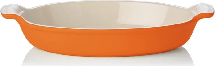 Le Creuset Auflaufform Tradition oval 28cm 1.6l ofenrot
