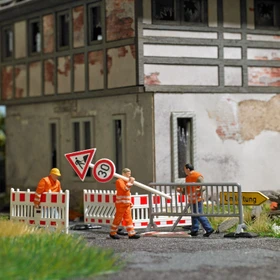 Busch Action Set: Absperrungen aufstellen