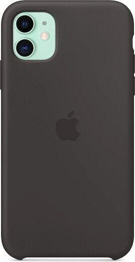 Apple Silikon Case für iPhone 11 schwarz