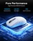 Epomaker Nex Lite Wireless Gaming Mouse mit Ladestation, weiß, USB/Bluetooth Vorschaubild