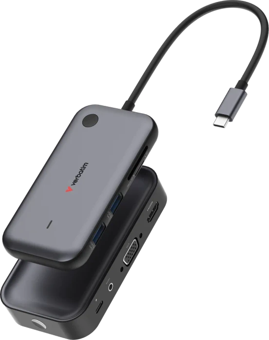 Verbatim WDA-01 USB-C Wireless Display Adapter with Hub, USB-C 3.0 (Stecker)