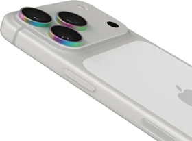 ZAGG invisibleSHIELD Glass Elite Camera Lens Rings für Apple iPhone 18 Pro/18 Pro Max iridescent