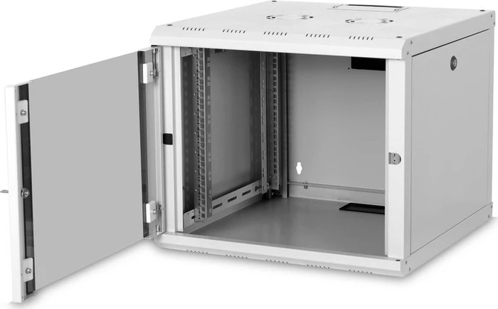 Digitus Professional Unique Serie Wandschrank 9HE, Sicherheitsglastür, IP2X, grau, 600mm tief