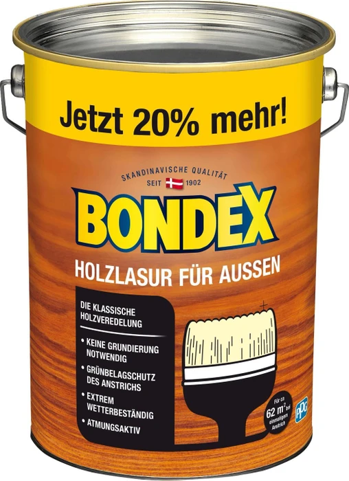 Bondex Holzlasur außen mahagoni, 4.8l