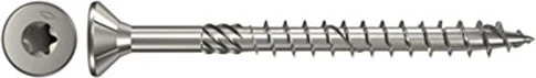 fischer PowerFast FPF-ST A2P 100 T20 Spanplattenschraube, 5x80mm, 100 Stück