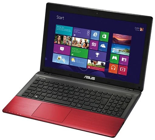 ASUS K55A-SX376H, rot, Core i5-3210M, 6GB RAM, 500GB HDD, UK