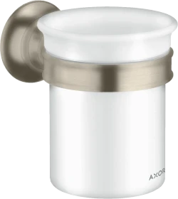 Hansgrohe Axor Montreux Zahnputzbecher mit Halter brushed nickel