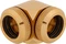 Corsair Hydro X Series XF Hardline, OD Fitting 90° 14mm, gold, 2er-Pack Vorschaubild