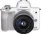 Canon EOS M50 weiß mit Objektiv EF-M 15-45mm 3.5-6.3 IS STM Vorschaubild