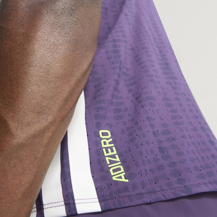 adidas Adizero Singlet Laufshirt ärmellos aurora plum/noble ink (Herren)