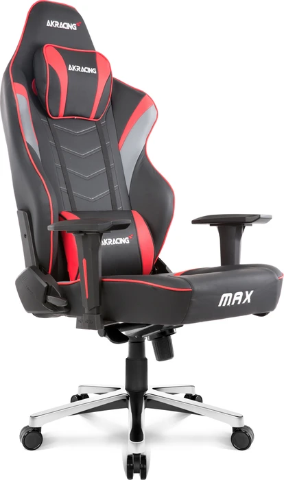 AKRacing Master Max Gamingstuhl, schwarz/grau/rot