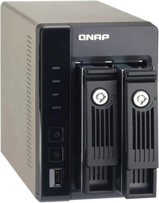 QNAP Turbo Station TS-269 Pro 3TB, 1GB RAM, 2x RJ-45 1000Base-T, 2x USB-A 3.0