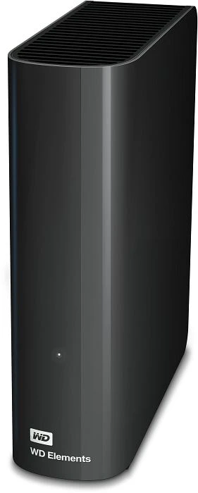 Western Digital WD Elements Desktop, schwarz, 8TB, USB 3.0 Micro-B