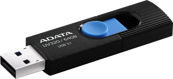 ADATA DashDrive UV320 64GB schwarz, USB-A, USB 3.2 Gen 1×1