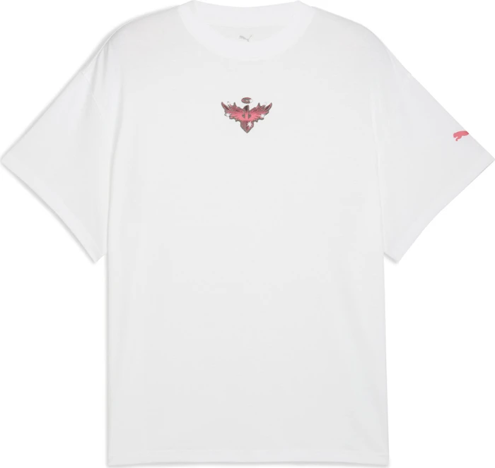 Puma Melo Alwayz On 1 Basketball T-Shirt kurzarm puma white/sun struck (Herren)