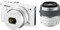 Nikon 1 J4 weiß mit Objektiv 1 NIKKOR 10-30mm 3.5-5.6 PD-Zoom VR und 1 NIKKOR 30-110mm 3.8-5.6 VR Vorschaubild