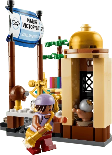 LEGO One Piece - Garps Marineschlachtschiff
