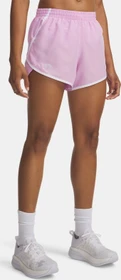 Under Armour Fly By 8cm Hose kurz pink dawn/white/reflective (Damen)