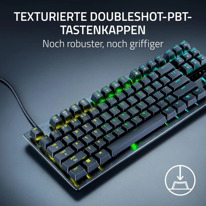 Razer Huntsman V3 Tenkeyless 8KHz, schwarz, LEDs RGB, Razer Analog Optical Switch Gen-2, USB, US