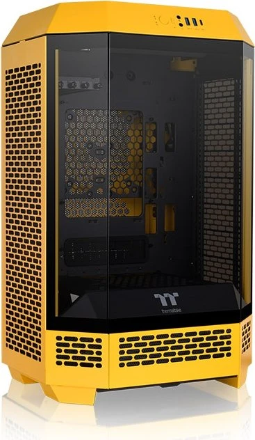 Thermaltake The Tower 300 Bumblebee, gelb, Glasfenster