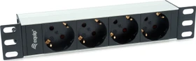 Equip 10" PDU Aluminium Steckdosenleiste, 1HE, 4-fach, 250V, 1.5m