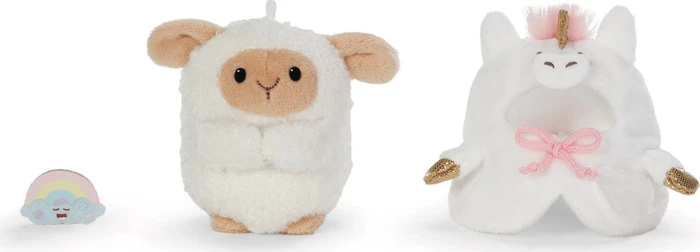 Nici MyMochi Fairy Edition Schaf Wools mit Regenbogen und Einhornkostüm Geschenkbox 8cm