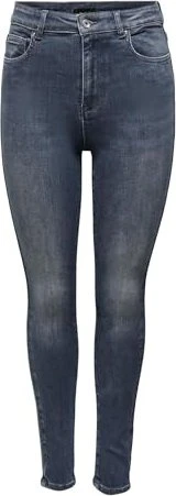 ONLY Skinny High Mila Jeans blue black denim (Damen)