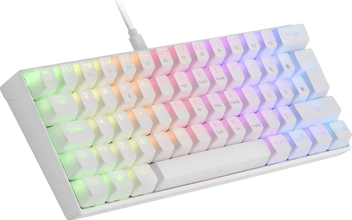 Mars Gaming MKMINI, LEDs RGB, weiß, Gaote Outemu BROWN, USB, ES