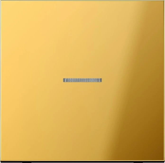 Jung Serie LS eNet Taster Standard 1fach Metall, goldfarben