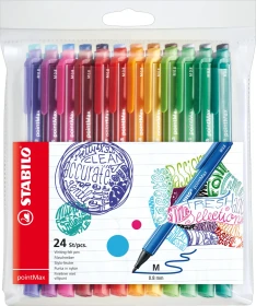 STABILO pointMax sortiert, 24er-Set, Kunststoffetui