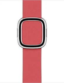Apple modernes Lederarmband Small für Apple Watch 40mm pink