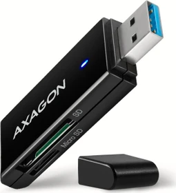 Axagon Dual-Slot-Cardreader, USB-A 3.0 [Stecker] (CRE-S2N)