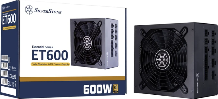 SilverStone Essential Modular Gold ET600-MG 600W, ATX 2.4