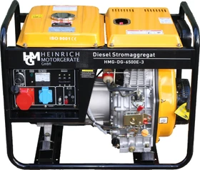Heinrich Motorgeräte HMG-DG-6500E3 Diesel-Stromerzeuger