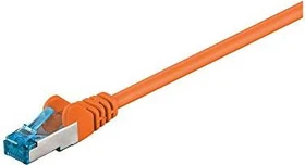 goobay Patchkabel, Cat6a, S/FTP, RJ-45/RJ-45, 1m, orange
