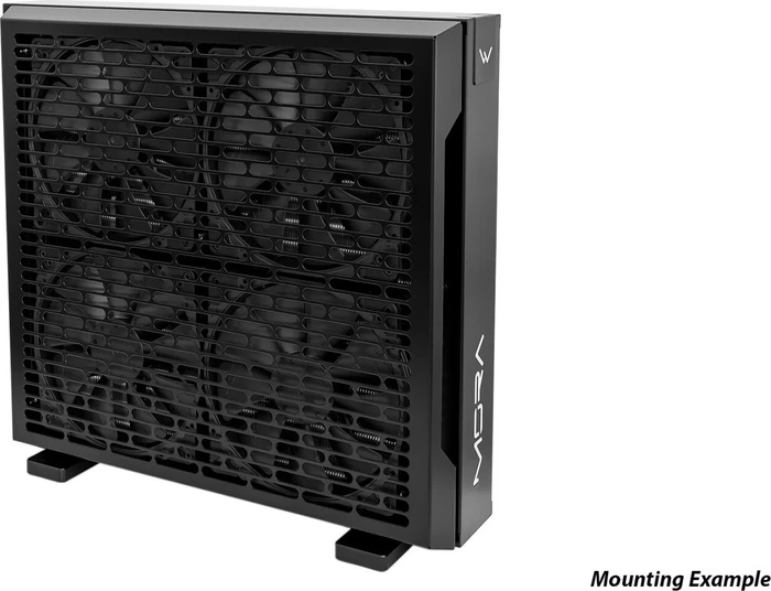 Watercool MO-RA IV 600 Fan Grill, Lüfterblende/Lüftergitter, schwarz