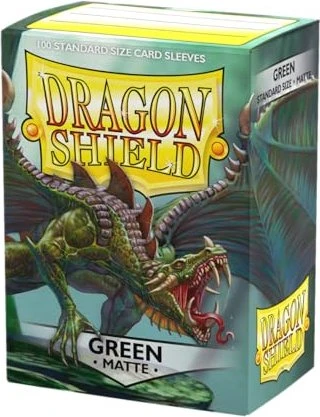 Dragon Shield Matte Sleeves Standard green, 100 Stück