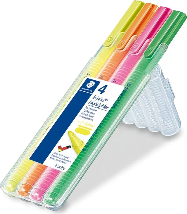 Staedtler triplus Textsurfer 362 sortiert, 4er-Set
