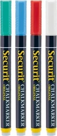 Securit Kreidemarke sortiert, 4er-Set