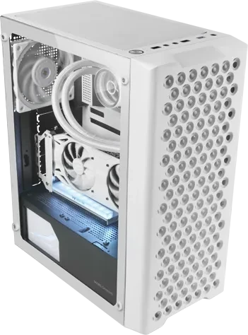 Mars Gaming MC-iPRO White, Glasfenster