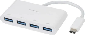 Vivanco Type-C Hub 4 ports, USB-C 3.0 [Stecker] (45384)